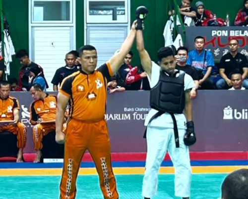 Kay Lolos 8 Besar PON Beladiri, Manuputy "Pulang Kampung"