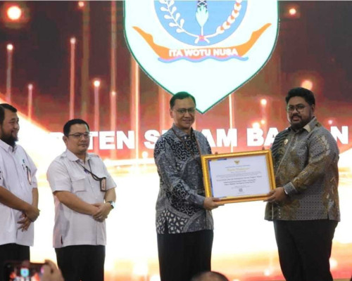 Pemkab SBT Raih Penghargaan ANRI Dengan Predikat Terbaik