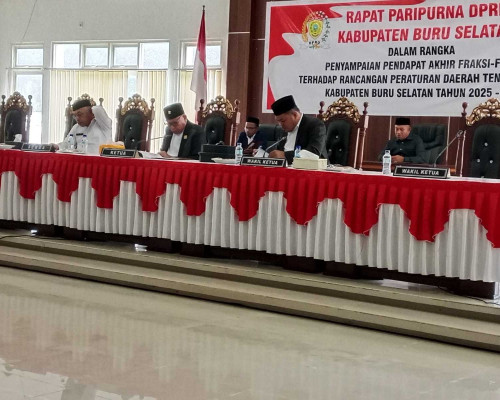 DPRD  Tetapkan Perda RPJMD Bursel 2025- 2029