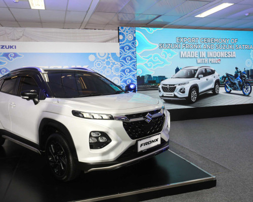 SUZUKI INDONESIA RESMIKAN EKSPOR FRONX DAN SATRIA,  PERKUAT PERAN INDONESIA SEBAGAI PUSAT PRODUKSI D