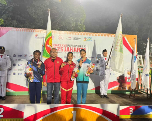 Girsah Saimima Persembahkan Medali Emas Perdana untuk Maluku di Popnas 