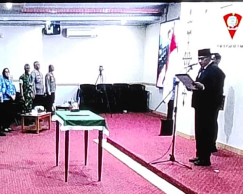 Lantik 7 Pimpinan OPD, Wali Kota : Pertengahan Januari Seleksi Jabatan Sekkot