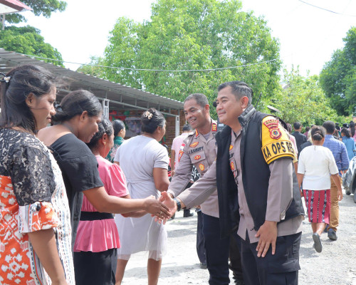 Polres MBD Gelar Patroli Gabungan, Pastikan Natal dan Ibadah Minggu Aman