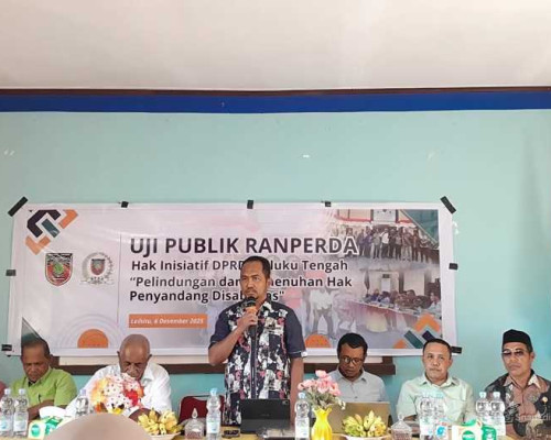 DPRD Malteng Gelar Uji Publik Ranperda Disabilitas, Musriadin: “Negara Harus Hadir untuk Melindungi”
