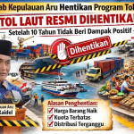 Pemkab Kepulauan Aru Hentikan Program Tol Laut  