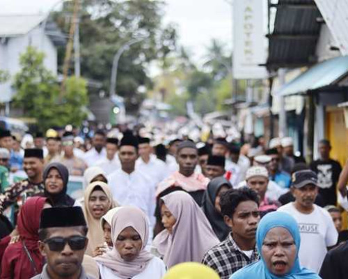 Bupati Aru Lepas Pawai Taaruf Ramadhan 