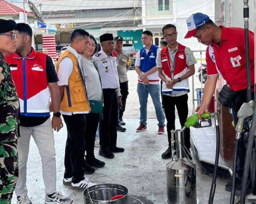 Jelang Lebaran,Pertamina Bersama Instansi Lintas Sektoral Cek Ketersediaan Layanan BBM di Malteng da