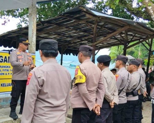 Polsek Pulau Haruku Buka 3 Pos Pengamanan Arus Mudik Lebaran 2026, Siagakan 25 Personel