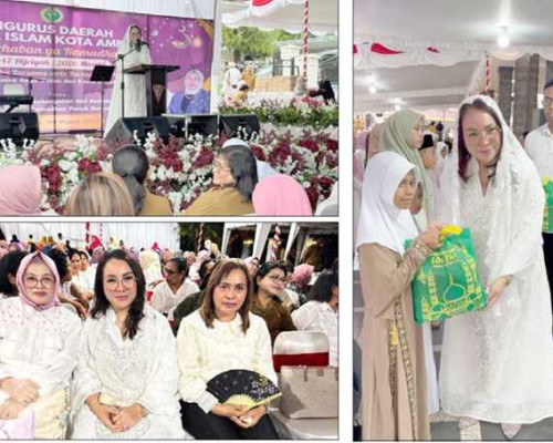 TP-PKK, DWP dan Wanita Islam Ambon Gelar Buka Puasa Bersama, Santuni Anak Yatim dan Dhuafa
