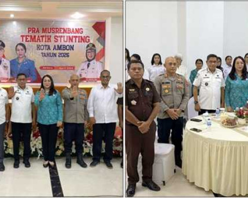 Pemkot Ambon Catat Penurunan Signifikan Angka Stunting Awal 2026