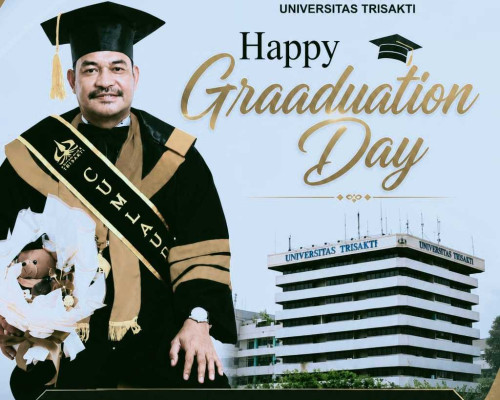 Latuconsina Wisudawan Doktor Terbaik dengan Predikat Cumlaude IPK Sempurna 4.00 di Trisakti Jakarta