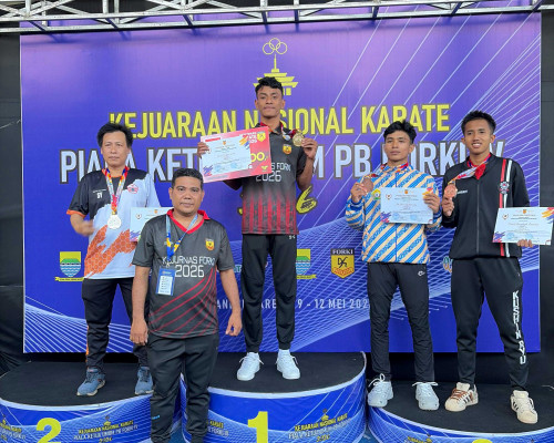 Pecah Telur! Karateka Maluku  Akhirnya Raih Medali Emas di Kejurnas Forki